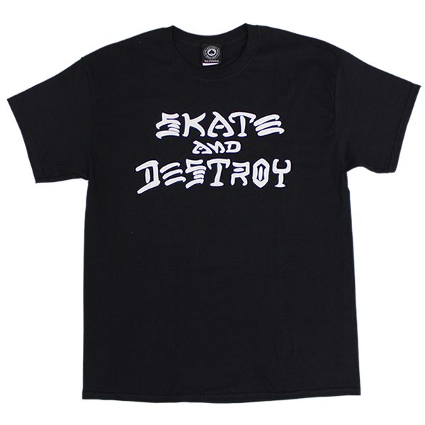 THRASHER スラッシャー 半袖Tシャツ SKATEGOAT S/S Tシャツ ホワイト メンズ レディース 大きいサイズ 無地 スウェット すらっしゃー ストリート系 ファッション スケーター スノーボード HIPHOP b系 ダンス 衣装