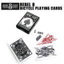 完売　REBEL8 トランプ PLAYING CARDS 雑貨 レベルエイト ストリート系タ トゥー ブラック ホワイト