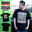 BADASS バダス オフィシャルTシャツ ブラック メンズ レディース メンズ スケート スノーボード バスケ ダンス スポーツ ストリート系 HIPHOP 衣装 ペアルック