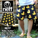 完売 neff ネフ スイムパンツ 水着 アヒル RUBBER DUCKY HOT TUB SHORT MULTI 16P56012 ビーチショーツ スイムウェア 夏 サマー サーフィン オシャレ ネオポリタン カラフル メンズ ファッション ショートパンツ 男性 アイス柄 海水浴 ポケット付き あす楽 即日発送