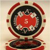 【 カジノチップ 】 【 ポーカーチップ 】 QuattroAssi クアトロアッシー ポーカーチップ [5]赤＜25枚セット＞ ポーカーチップ カジノ用品 クレイチップ メダル 高級チップ ゲームコイン ポー…