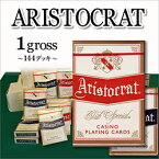 【 トランプ 】【 カジノ 】 アリストクラット ARISTOCRAT アリストクラット 1グロス (144デッキ) アリスト クラット まとめ買い カジノトランプ ケース売り 12ダース トランプまとめ買い 大量 カジノゲーム カジノトランプ