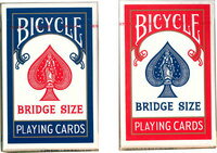 【 トランプ 】【 マジック 】 BICYCLE バイスクル ライダーバック [ ブリッジ サイズ ] 【赤、青、黒】− トランプ 、バイスクル ブリッジサイズ バイスクル プレゼント ネコポス メール便可 マジシャン かわいい 3