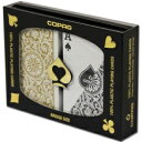 トランプ ポーカー COPAG コパッグ 1546 ゴールド ブラック ブリッジサイズ ポーカー トランプ プラスティックトランプ ポーカートーナメント テキサスホールデム カジノ イベント ディーラー プラスチック