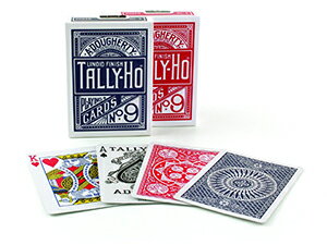 【 トランプ 】【 マジック 】 TALLY-HO タリホー サークルバック ポーカーサイズ 1ダース タリホー まとめ買い 手品 トランプセット ダース 手品 カード 12個 マジック マジシャン 2