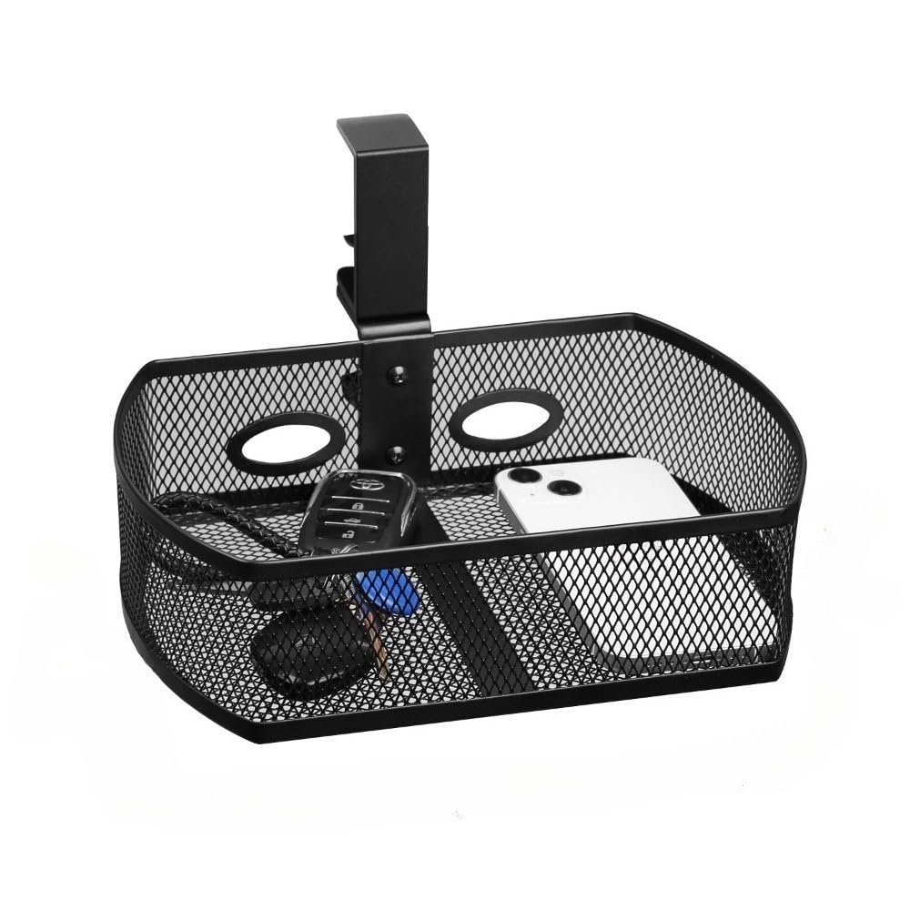 [大容量&amp;スペース活用]テーブルが広々使える大容量の収納ラックです。文房具、筆記用具、新聞、雑誌、リモコンなどの小物を一括収納できます。オフィスだけでなく、書斎、リビング、ダイニング、キッチンなど、幅広い場面でお使いいただけます。さらに、360度回転することができ、より多くのオフィススペースを解放することができます。[設置簡単＆穴あけ不要]テーブルの天板を挟むことで底部のハンドルを回して簡単に設置できます。天板に穴を開けないで、グランプ取り付けは家具を傷つけず、付け外しできるので、気軽に設置場所を変更できます。[丈夫で耐久性に優れる]デスク下のラックは高品質のアルミニウム合金素材で作られ、表面には防錆コーティングが施されており、耐久性があり、色あせしにくいです。エッジは滑らかで、より安全に使用できます。[細部にこだわった設計]ラック後方に2つのだ配線孔があり、ケーブルとワイヤの整理がラクラクです。上部には内径8.5cm、深さ5cmのカップホルダーが付いており、カップあるいは他の小物を収納することができます。[商品仕様&amp;カスタマーサービス]サイズ/(約)25×17×8cm、適応サイズ/(約)厚さ5mm-55mmの天板、耐荷重/(約)5kgテーブルの上に散らかりがちな小物類をすっきりまとめておける、収納ラック。オフィスで使用することもできますし、寝室キャビネット、キッチン、書斎、テーブル、リビングなど様々な場面で使用することもできます。オフィス環境と家庭環境を改善し、作業効率を高め、生活の質を向上させます！