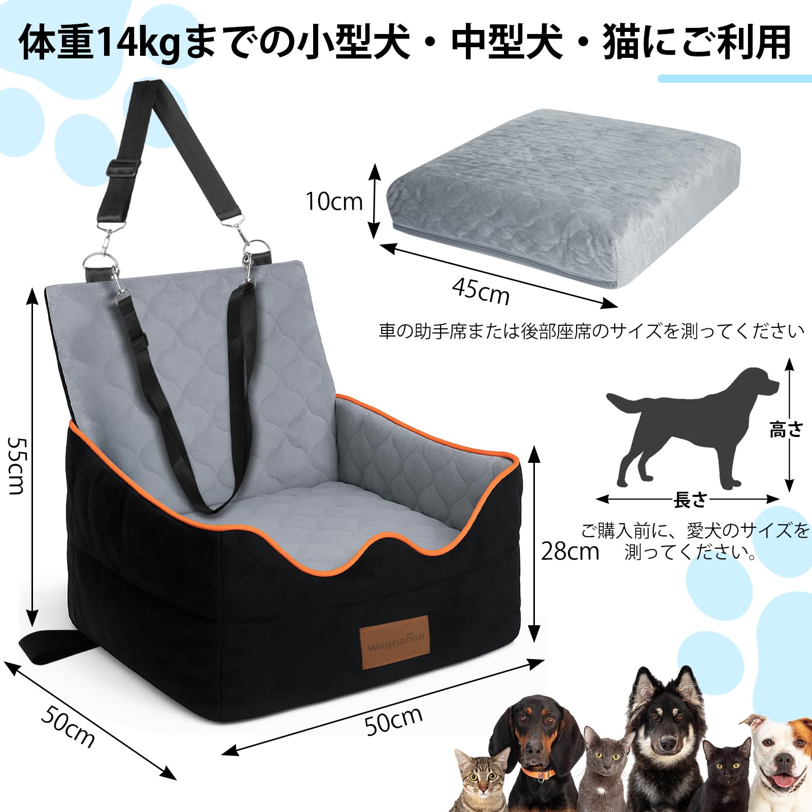 くらしのBADUSのBADUS ペット用品 猫ベッド ペットベッド 猫用ハンモック 取り付けやすい くつろぎスペース 室内用 省スペース 窓辺 ベッド横 リビング 室内飼い 猫が休みやすい場所を作れる お手入れしやすい｜アングル2