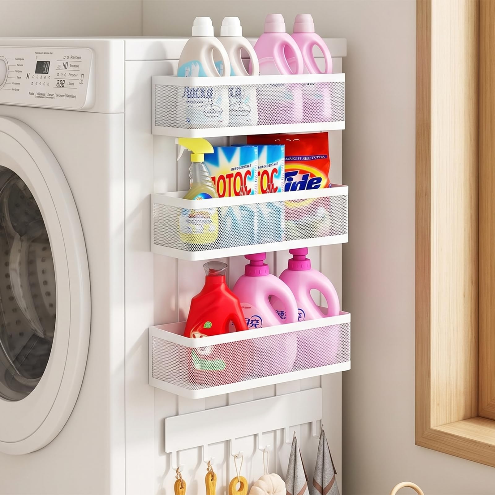 BADUS バス・ランドリー用品 バス用品 洗面所収納 水まわり収納 省スペース お手入...