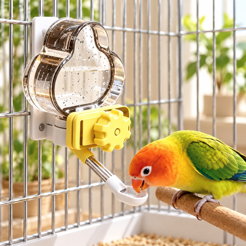 小動物用給水フードボトルは、商品仕様から確認できる透明ボトル、給水ノズル、フード容器の構成の形状と構成をもとに、ご利用目的に合わせて検討いただく商品です。本体の外観、可動部、取り付け部、付属内容は、仕様欄と説明内容をあわせてご確認ください。ケージ内の水分補給と食事スペースに、ケージを移動する際は本体を安定させて使用など、ご使用になる場所の広さや周囲の環境に合わせてお選びください。設置や取り付けを行う場合は、使用する面や金具の状態を確認し、無理な力を加えずにお取り扱いください。素材感や細部の見え方は撮影環境により異なる場合があります。本体の構造、使用方法、付属品の有無を仕様欄で確認し、ご利用目的に合うかをご判断ください。商品についてご不明な点がございましたら、お気軽にお問い合わせください。ご使用になる場所と目的をご確認のうえ、日々の暮らしにお役立ていただけますと幸いです。ご検討いただけますと幸いです。