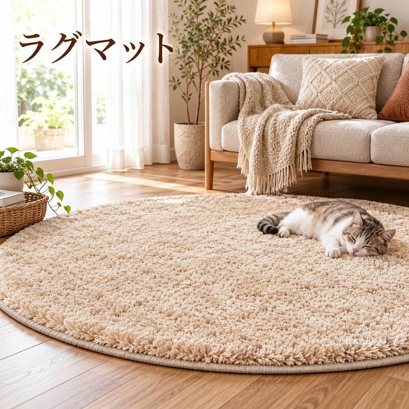 ラグマットは、商品仕様から確認できる織り調生地の形状と構成をもとに、ご利用目的に合わせて検討いただく商品です。本体の外観、可動部、取り付け部、付属内容は、仕様欄と説明内容をあわせてご確認ください。室内で使いやすい、使う場所を確認など、ご使用になる場所の広さや周囲の環境に合わせてお選びください。設置や取り付けを行う場合は、使用する面や金具の状態を確認し、無理な力を加えずにお取り扱いください。素材感や細部の見え方は撮影環境により異なる場合があります。本体の構造、使用方法、付属品の有無を仕様欄で確認し、ご利用目的に合うかをご判断ください。確認できる本体サイズは60cm、80cm、100cm、120cm、140cmです。ご使用になる場所の幅奥行き高さを事前に測り、設置後に可動部や周囲の動線を妨げない位置をお確かめください。商品についてご不明な点がございましたら、お気軽にお問い合わせください。ご使用になる場所と目的をご確認のうえ、日々の暮らしにお役立ていただけますと幸いです。ご検討いただけますと幸いです。