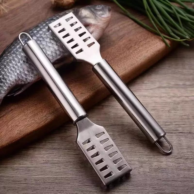 BADUS 魚うろこ取り うろこ取り器 魚のウロコ取り 魚処理ツール キッチンツール ステンレス 調理器具 下ごしらえ 魚料理 うろこ落とし 手動 魚さばき 家庭用 業務用 キッチン用品 魚の下処理をしやすい badus-10001705 くらしのBADUS サンプル画像3