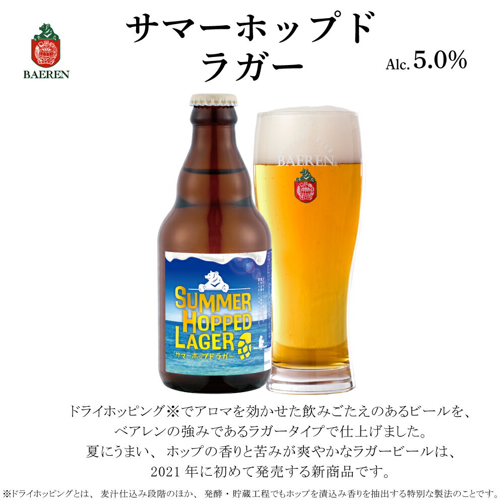 楽天市場 送料無料 ベアレン ロゴ入り Tシャツ ビール 6種6本 飲み比べ セット ビール クラフトビール 地ビール ホームパーティ プレゼント おしゃれ 誕生日 お試し かわいい おいしい 岩手 盛岡 人気 Tシャツ グッズ ビールグッズ シャツ ファッション 夏 半袖