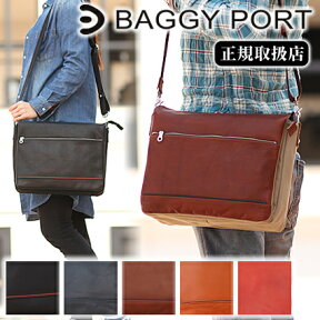 生産終了モデル バギーポート BAGGY PORT ショルダーバッグ 牛革 大 グローブ メンズ ショルダー レディース YNM-201 WS