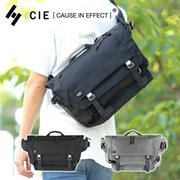 Rakuten - 【CIE限定特典付き】 CIE シー バッグ ショルダーバッグ メンズ レディース ショルダー ボディバッグ SHOULDER -01 13L 防水 耐久 ABLE 202401 WS