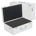 アルミケース 鍵付き 中型 A4 アタッシュケース ツールケース 工具箱 道具箱 オーダーメイドアルミケース カスタマイズ 書類収納ケース ハードケース 精密機...