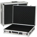 【訳あり 新品 アウトレット】アルミケース 中型 A4 薄型 鍵付き DIY 工具ボックス アルミボックス 工具箱 ツールケース 道具箱 機材収納ケース 精密機...