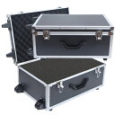 アルミケース 鍵付き 大型 ビッグサイズ トランクボックス ツールケース 工具箱 道具箱 カスタマイズ ハードケース 精密機器収納 医療機器収納 音響機材収納 ...