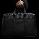 日本最大のクロコダイル専門店が贈るCrocodile Brief Bag（クロコダイル　ブリーフバッグ） 