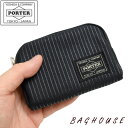 ポーター（PORTER) ポーター ドローイング コイン ＆ キーケース 650-09782 PORTER 吉田カバン DRAWING COIN & KEY CASE メンズ 男性 レディース 女性 ユニセックス ビジネス オフィス カジュアル 日本製 ブラック 黒 小さめ 小さい ブランド 人気 プレゼント ギフト