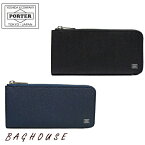 ポーター エイブル ロングウォレット 030-03438 L字ファスナー長財布 PORTER 吉田カバン ABLE LONG WALLET 本革製 レザー 牛革 牛ステア 型押し 小銭入れ付き ビジネス メンズ 男性 レディース 女性 ブラック/ネイビー ブランド 人気 プレゼント ギフト