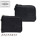 ポーター ディライト ウォレット 145-03292 L字ファスナー財布 ミニ財布 ミニ コンパクト PORTER 吉田カバン DELIGHT WALLET 本革製 レザー 牛革 牛ステア メンズ 男性 レディース 女性 ユニセックス カジュアル 日本製 ブラック/ネイビー ブランド 人気 プレゼント ギフト