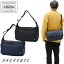 ポーター フラッシュ ショルダーバッグ 689-05938 PORTER FLASH SHOULDER BAG 斜め掛け 鞄 横型 A4 メンズ 男性 レディース 女性 ユニセックス 軽い カジュアル 日本製 ブラック/ネイビー 吉田カバン ブランド 人気 プレゼント ギフト