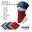 〈大特価〉バンダナ ペイズリー柄 綿100% 53cm x 53cm 大判サイズ ファッション アクセント DIY素材