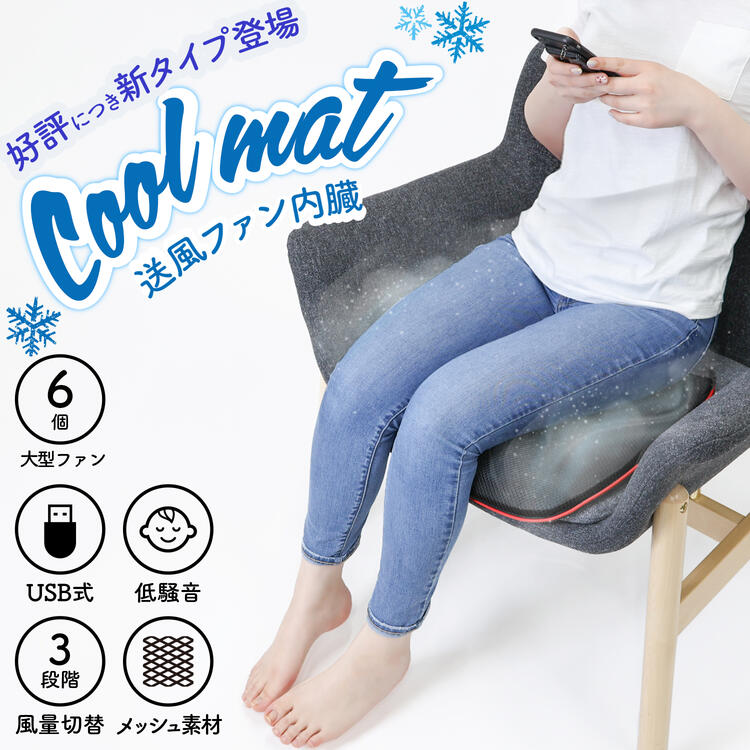 【週末PUP】座布団 扇風機 クールマット 送風ファン内蔵 3段階温度調節 シートクーラー 扇風機付き座布団 USB電源 暑さ対策 リモートワーク 椅子 アウトドア 椅子 ひんやり 冷却マット 車内 車 暑さ対策 熱中症対策 新着商品【30日保証】のサムネイル