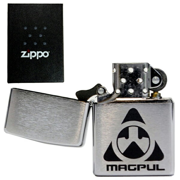 zippo マグプル ダイナミクス 刻印 【zippo ライター/zippo /zippo 名入れ/ジッポ オイル/ジッポライター Magpul Dynamics ZIPPO 200 200番 スタンダード クロムサテーナ 軍用品 銃器 道具 喫煙具】