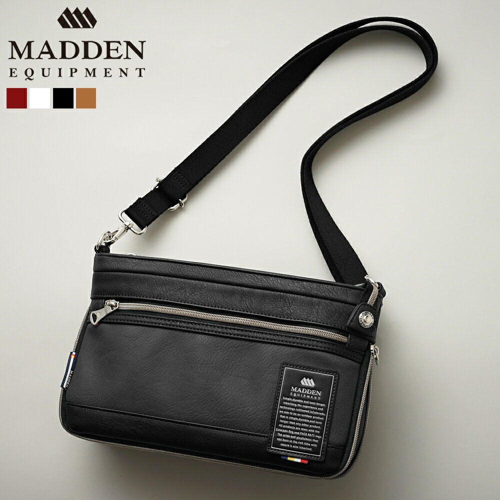 サコッシュ ポシェット ミニ ショルダーバッグ メンズ 小さめ 横型 ヨコ よこ おしゃれ かっこいい 撥水 小さい プレゼント 実用的 ギフト 人気 TMPI-07 【メーカー公式】MADDEN Equipment MADDEN EQ メデン イクイップメント 40代 50代