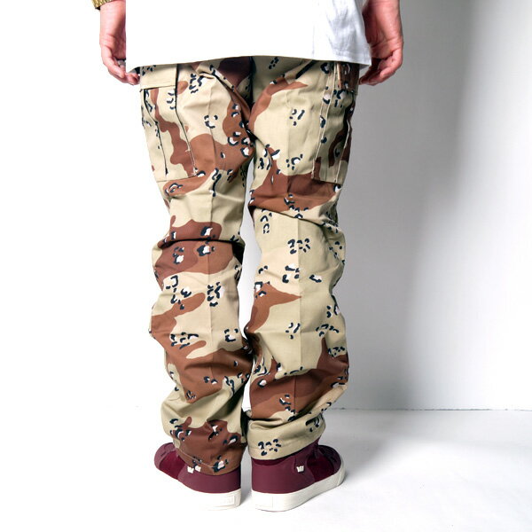 ロスコ ROTHCO カモフラージュ カーゴ パンツ 軍パン 迷彩 ミリタリー 定番 カモ ベージュ CAMOUFLAGE BDU PANTS -BEIGE-