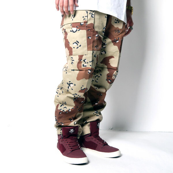 ロスコ ROTHCO カモフラージュ カーゴ パンツ 軍パン 迷彩 ミリタリー 定番 カモ ベージュ CAMOUFLAGE BDU PANTS -BEIGE-