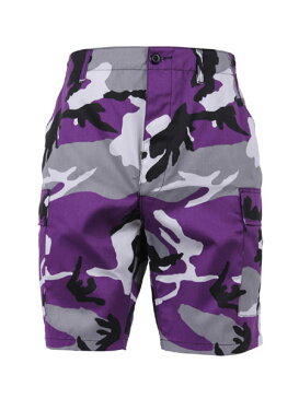 ロスコ ROTHCO カモフラージュ カーゴ ショーツ CAMO BDU SHORTS -ULTRA VIOLET- メンズ XS-L パープル/ヴァイオレット