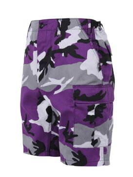 ロスコ ROTHCO カモフラージュ カーゴ ショーツ CAMO BDU SHORTS -ULTRA VIOLET- メンズ XS-L パープル/ヴァイオレット