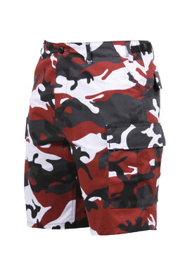 ロスコ ROTHCO カモフラージュ カーゴ ショーツ CAMO BDU SHORTS -RED- メンズ XS-L レッド/赤