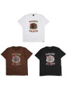 ミューラル MURAL コラボレーション Tシャツ ×NOVOL PARAGON T-SHIRT メンズ M-XXL ブラック/ホワイト/ブラウン