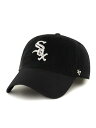 フォーティセブン 47 ロー キャップ ゴルフ MLB 6パネル 帽子 男女兼用 SOX HOME'47 CLEAN UP CAP -BLACK- ブラック