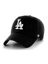 フォーティセブン 47 ロー キャップ ゴルフ MLB 6パネル 帽子 男女兼用 DODGERS’47 CLEAN UP CAP -BLACK- ブラック