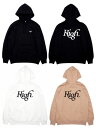 ハイライフ HIGH LIFE プルオーバー フーディ HIGH TM HOODIE メンズ M-XL ブラック/ホワイト/ベージュ