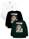 ハイライフ HIGH LIFE ピース ロングスリーブ Tシャツ PIECES L/S TEE メンズ M-XL ブラック/ホワイト/ダークグリーン