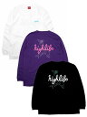 ハイライフ HIGH LIFE ドルフィンガール ロングスリーブ Tシャツ DOLPHIN GIRL L/S TEE メンズ M-XL ブラック/ホワイト/パープル