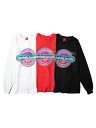 ナインルーラーズ NINE RULAZ ロングスリーブ Tシャツ Electic Boogie L/S Tee メンズ M-XXL ホワイト/ブラック/レッド
