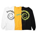 ナインルーラーズ NINE RULAZ ロングスリーブ Tシャツ Zunggu L/S Tee メンズ M-XXL ホワイト/ブラック/ゴールド