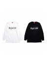 ハイライフ HIGH LIFE レオパード ロゴ ロングスリーブ Tシャツ Leopard Logo L/S Tee メンズ M-XL ブラック/ベージュ