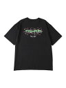 サンパーズ THUMPERS ロゴ 刺繍 プリント Tシャツ CAUSE AND EFFECT TEE -2.COLOR- メンズ M-XL ホワイト/ブラック