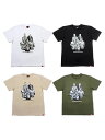 ミューラル MURAL プリント Tシャツ Invincible 8mic T-SHIRT メンズ M-XXL ブラック/ホワイト/ベージュ/オリーブ