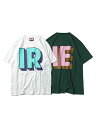 アイリーバイアイリーライフ IRIE by Irielife ビッグプリント Tシャツ BIG IRIE TEE メンズ M-XXL ホワイト/グリーン