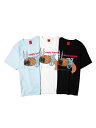 ナインルーラーズ NINE RULAZ グラフィックTシャツ Empty Barrels Tee メンズ M-XXLサイズ ホワイト/ブラック/ライトブルー _FAIR_t
