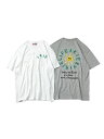 アイリーバイアイリーライフ IRIE by Irielife グラフィックTシャツ SMIRIE SUNSHINE TEE メンズ M-XXLサイズ ホワイト/グレー