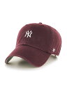 フォーティセブン 47 キャップ MLB 帽子 Yankees Base Runner '47 CLEAN UP -Dark Maroon- ダークマルーン ユニセックス